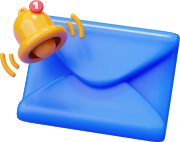 message with bell icon